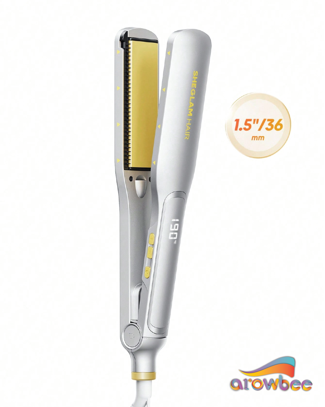 SHEGLAM HAIR Sleek Chic Wide Glide Straightener