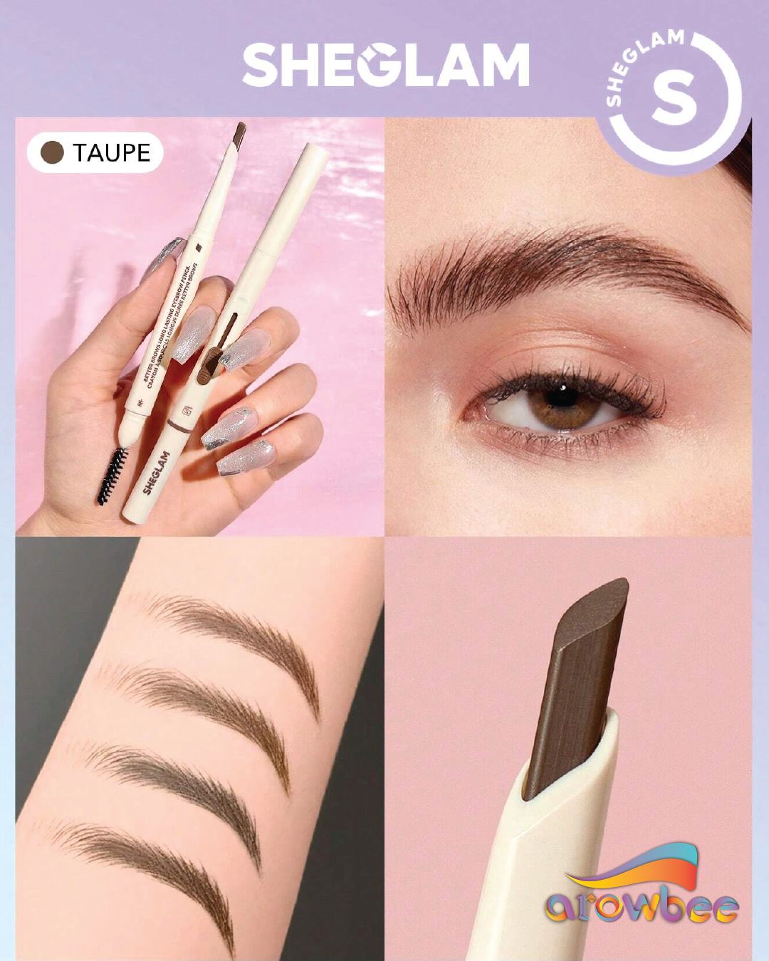 SHEGLAM Better Brows Long Lasting Eyebrow Pencil