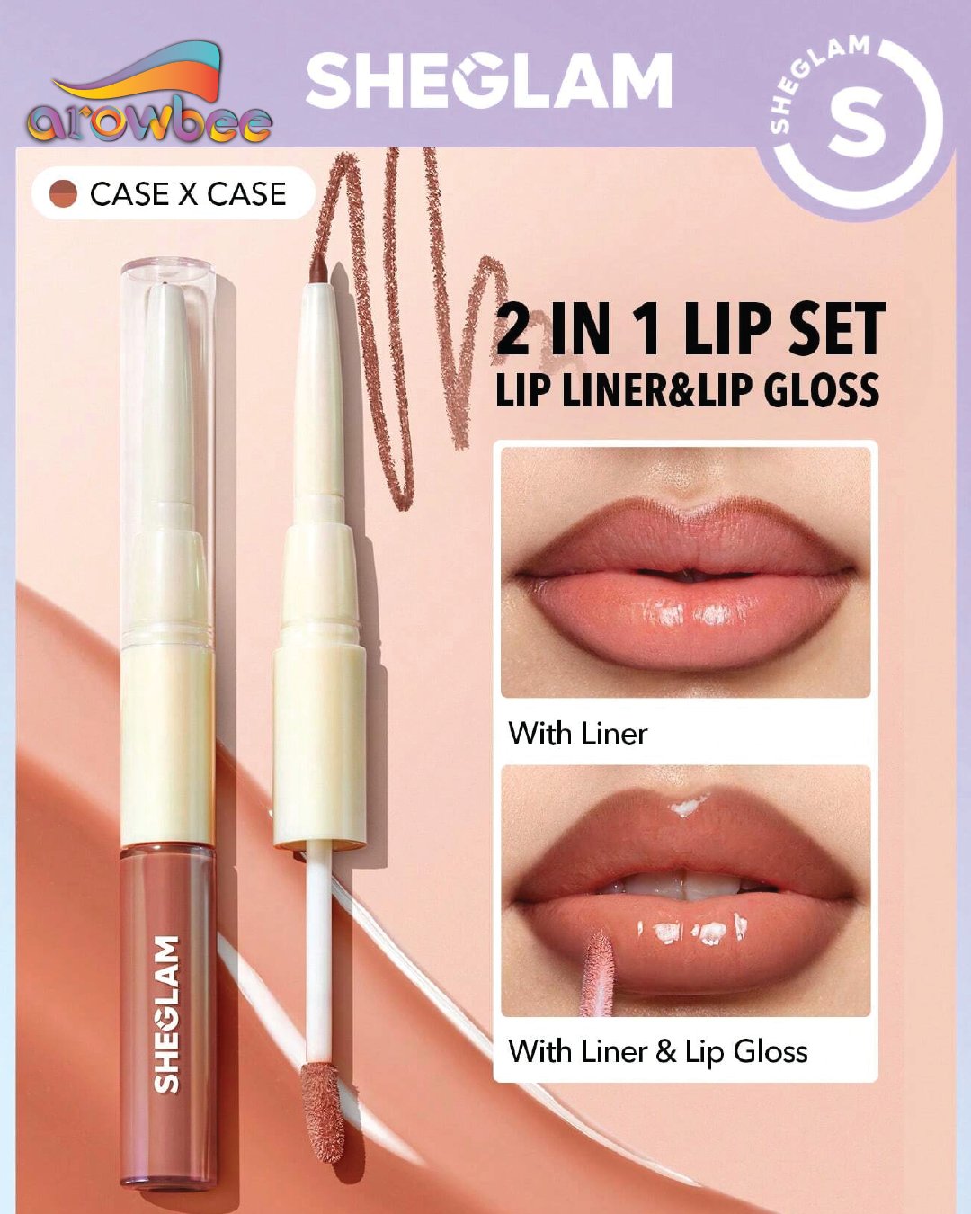 SHEGLAM Lip Rules Liner & Gloss Pen