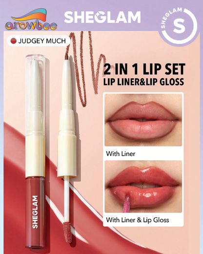 SHEGLAM Lip Rules Liner & Gloss Pen