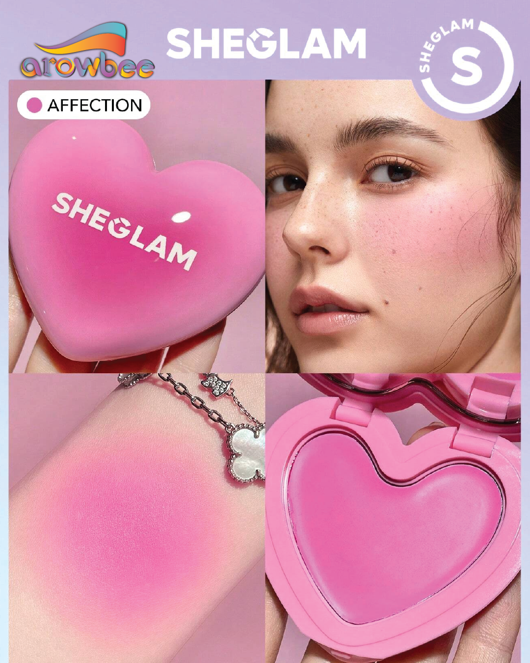 SHEGLAM Playing Cupid Cream Blush