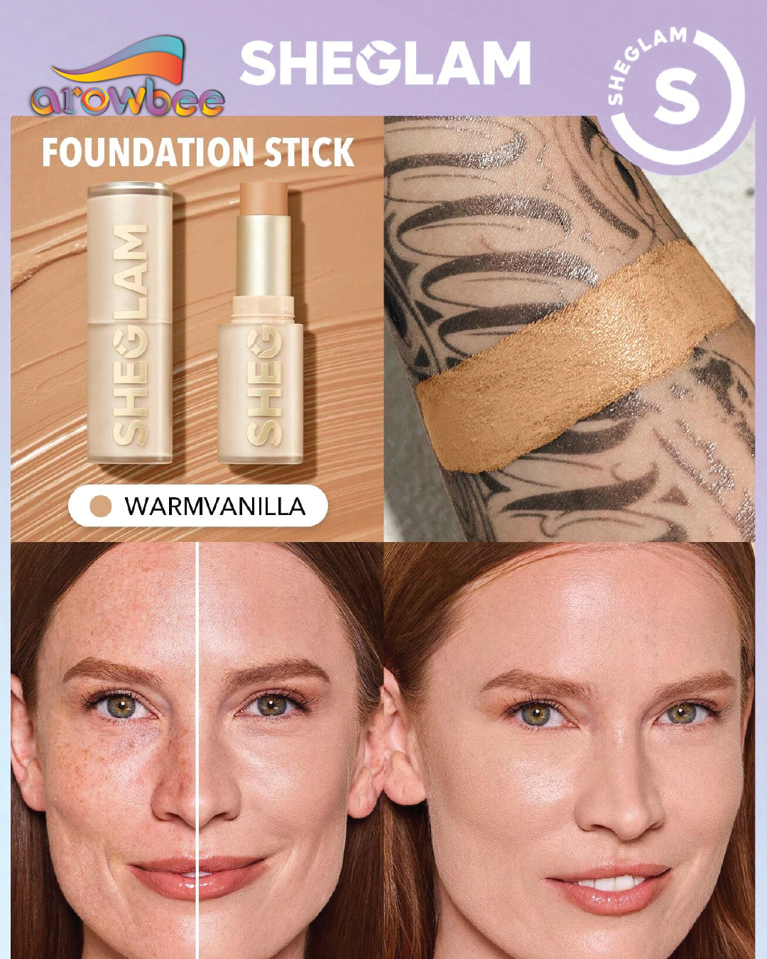 SHEGLAM Skin Magnet High Coverage Foundation Stick