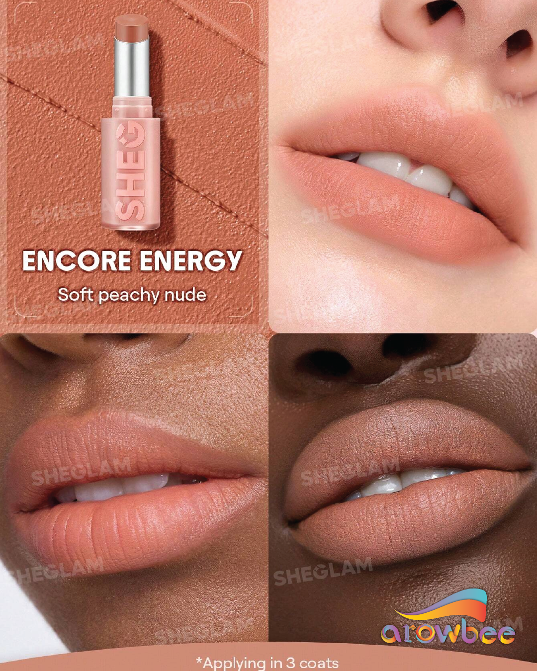 SHEGLAM Lip Veil Cushion Lightweight Lipstick