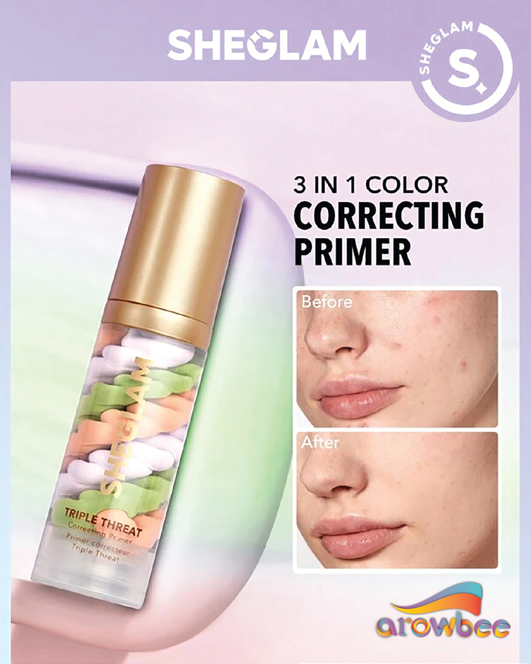 SHEGLAM Triple Threat Correcting Primer