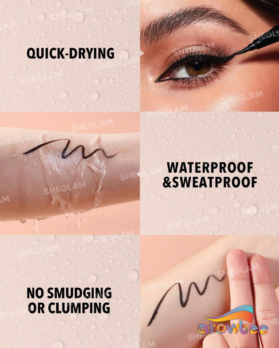 SHEGLAM Waterproof Liquid Eyeliner That Lasts All Day