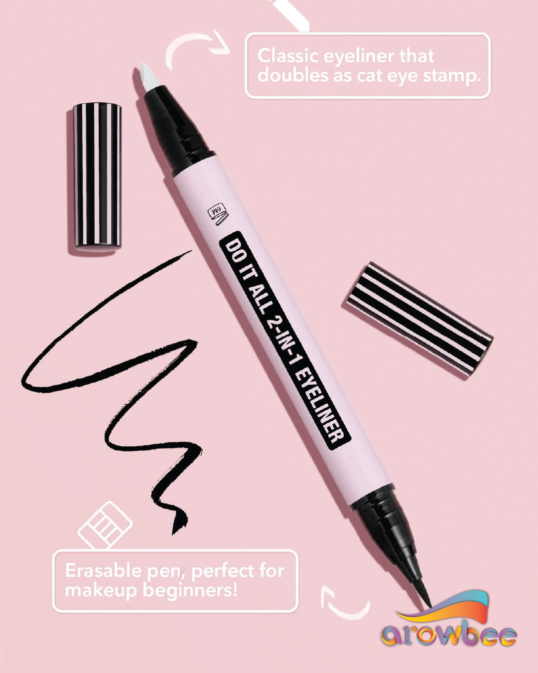 SHEGLAM Do It All 2-In-1 Eyeliner  Waterproof Matte
