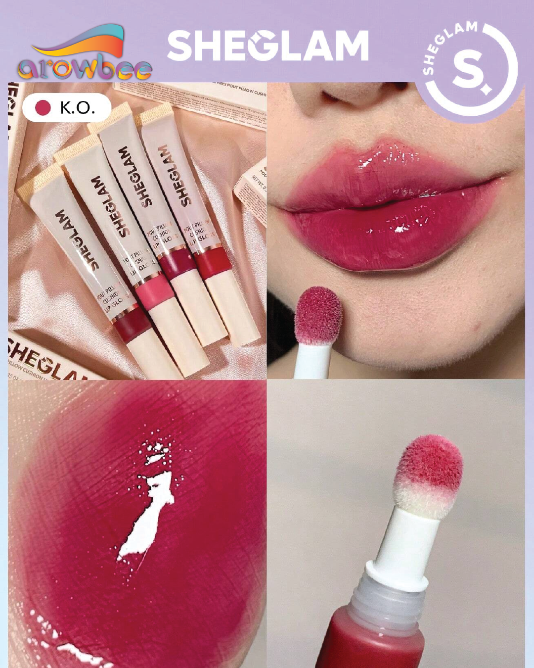 SHEGLAM Pout Pillow Cushion Lip Gloss