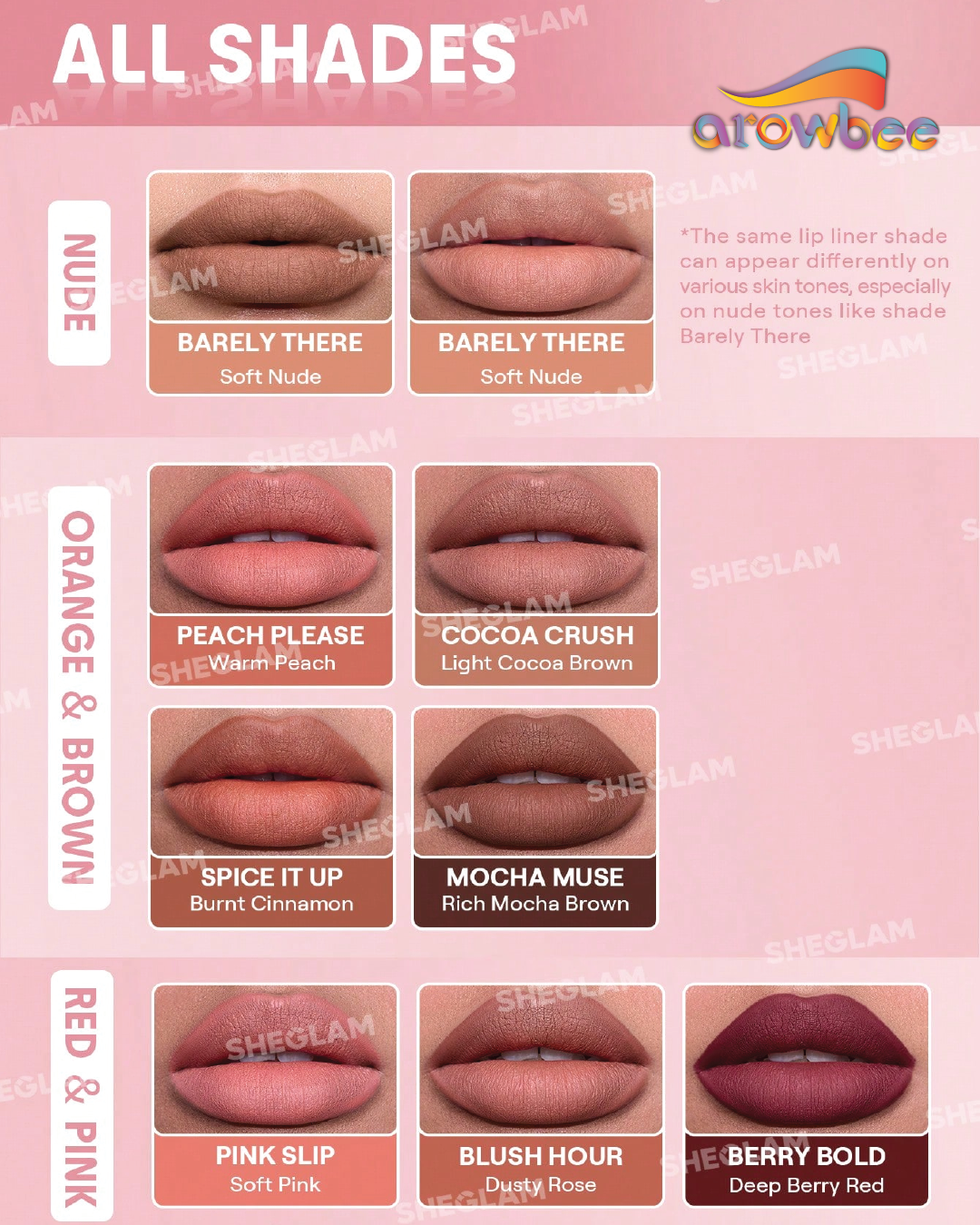 SHEGLAM Bold Booster Plumping Lip Liner