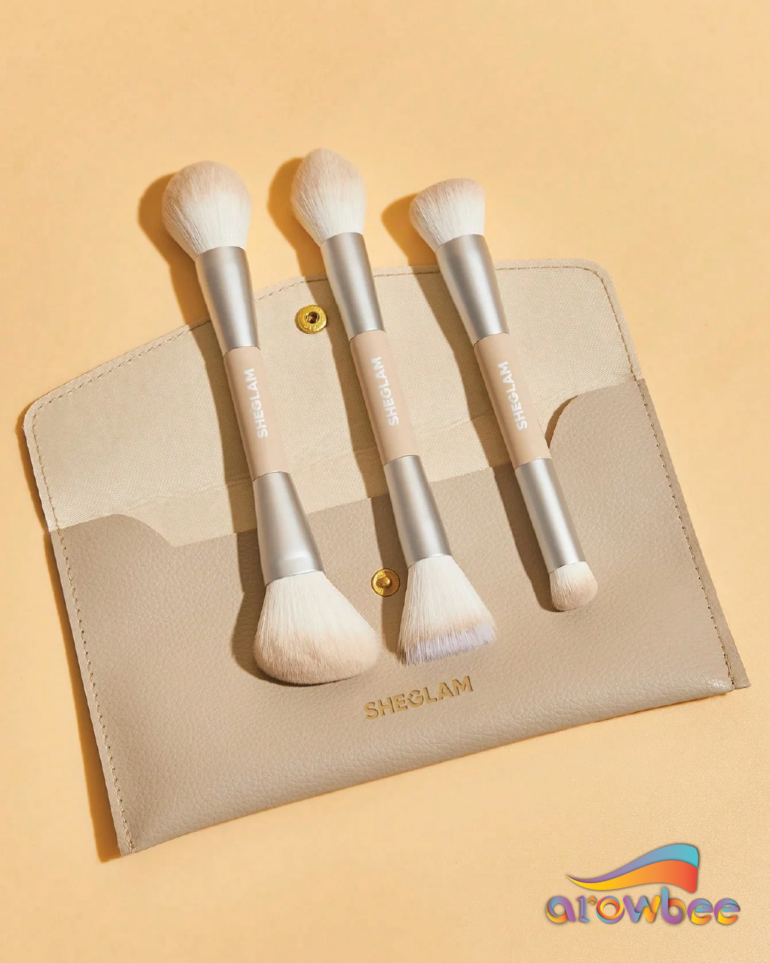 SHEGLAM Glam 101 Face Essentials Brush Set With Bag
