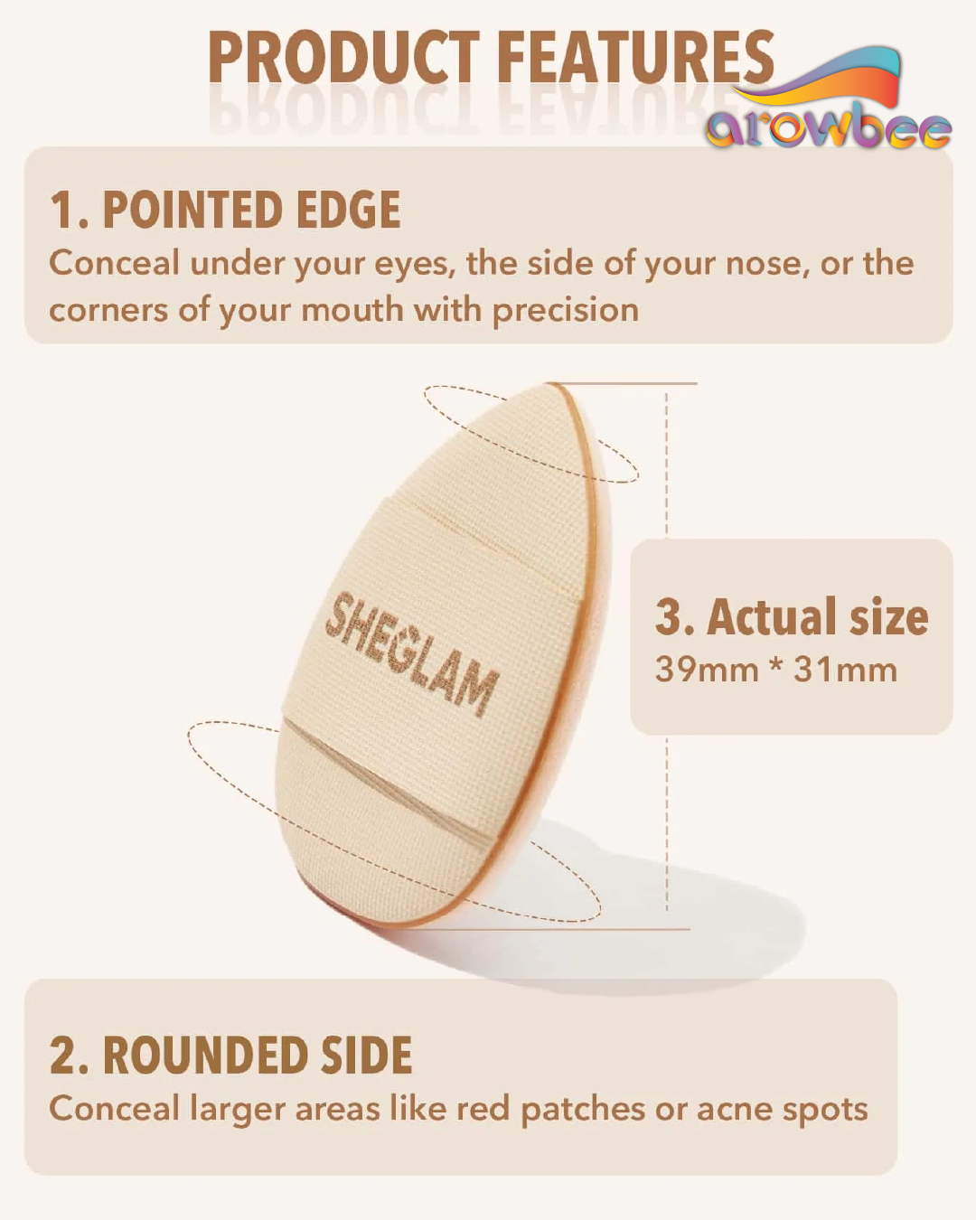 SHEGLAM Magic Finger Mini Sponge