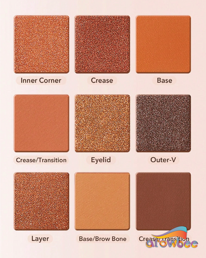 SHEGLAM Nine To Fine Eyeshadow Palette