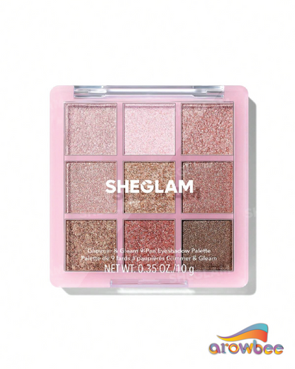SHEGLAM Glimmer & Gleam 9-Pan Eyeshadow Palette