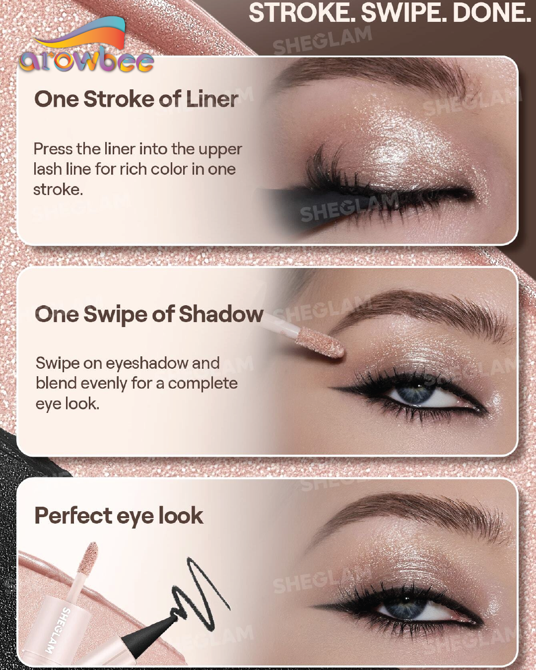 SHEGLAM Spark Switch Kohl Liner & Shadow Duo