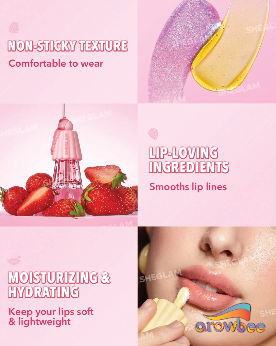 SHEGLAM Jelly Wow Hydrating Lip Oil