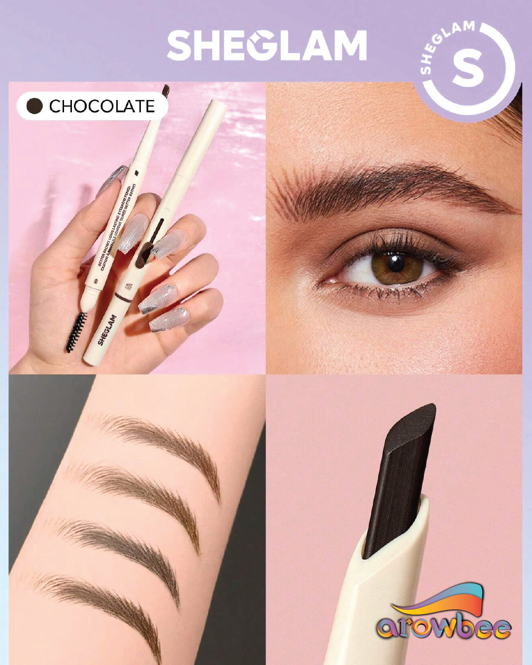 SHEGLAM Better Brows Long Lasting Eyebrow Pencil