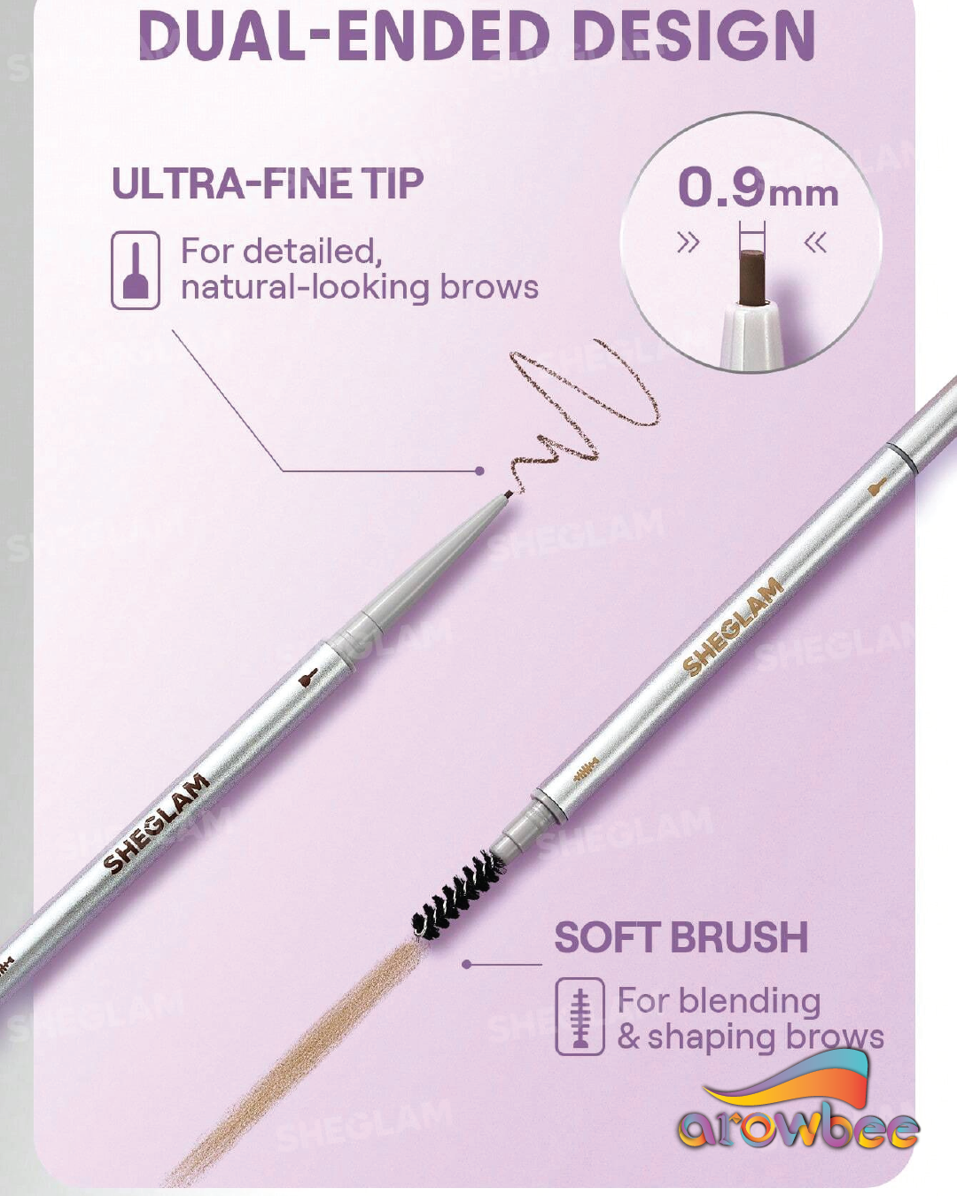SHEGLAM Ultra Slim Eyebrow Pencil