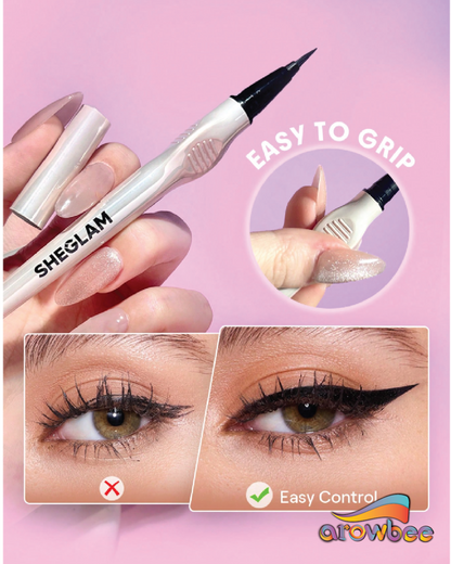 SHEGLAM Glide Control Liquid Eyeliner-Matte Black