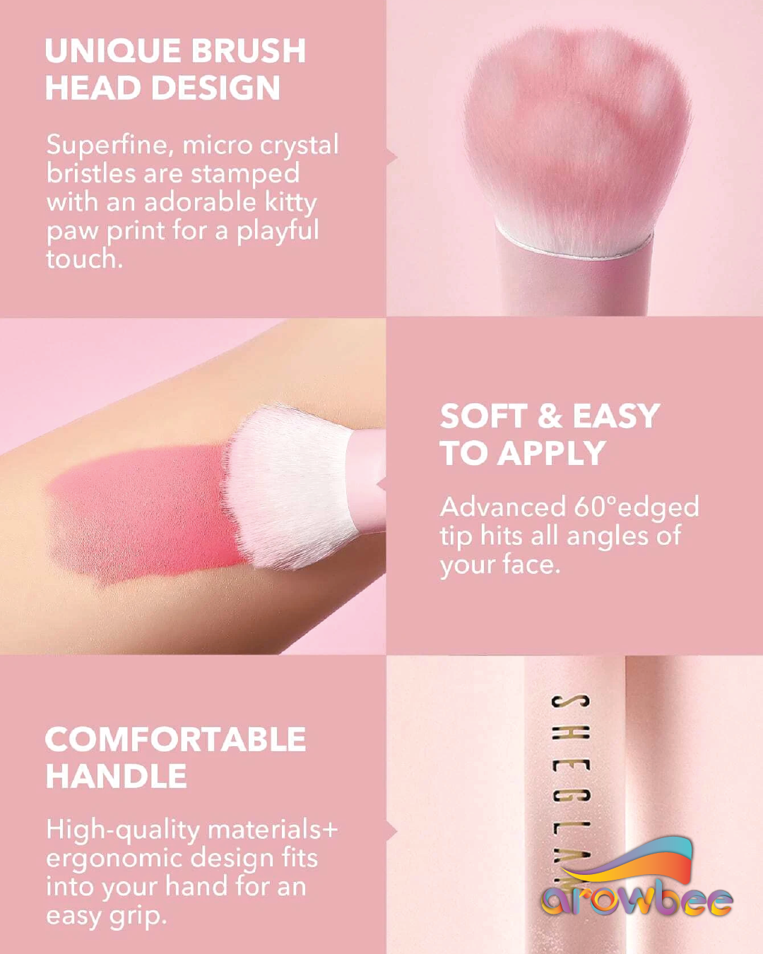 SHEGLAM Color Bloom Liquid Blush Brush