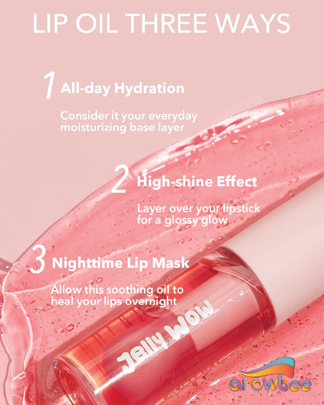 SHEGLAM Jelly Wow Hydrating Lip Oil