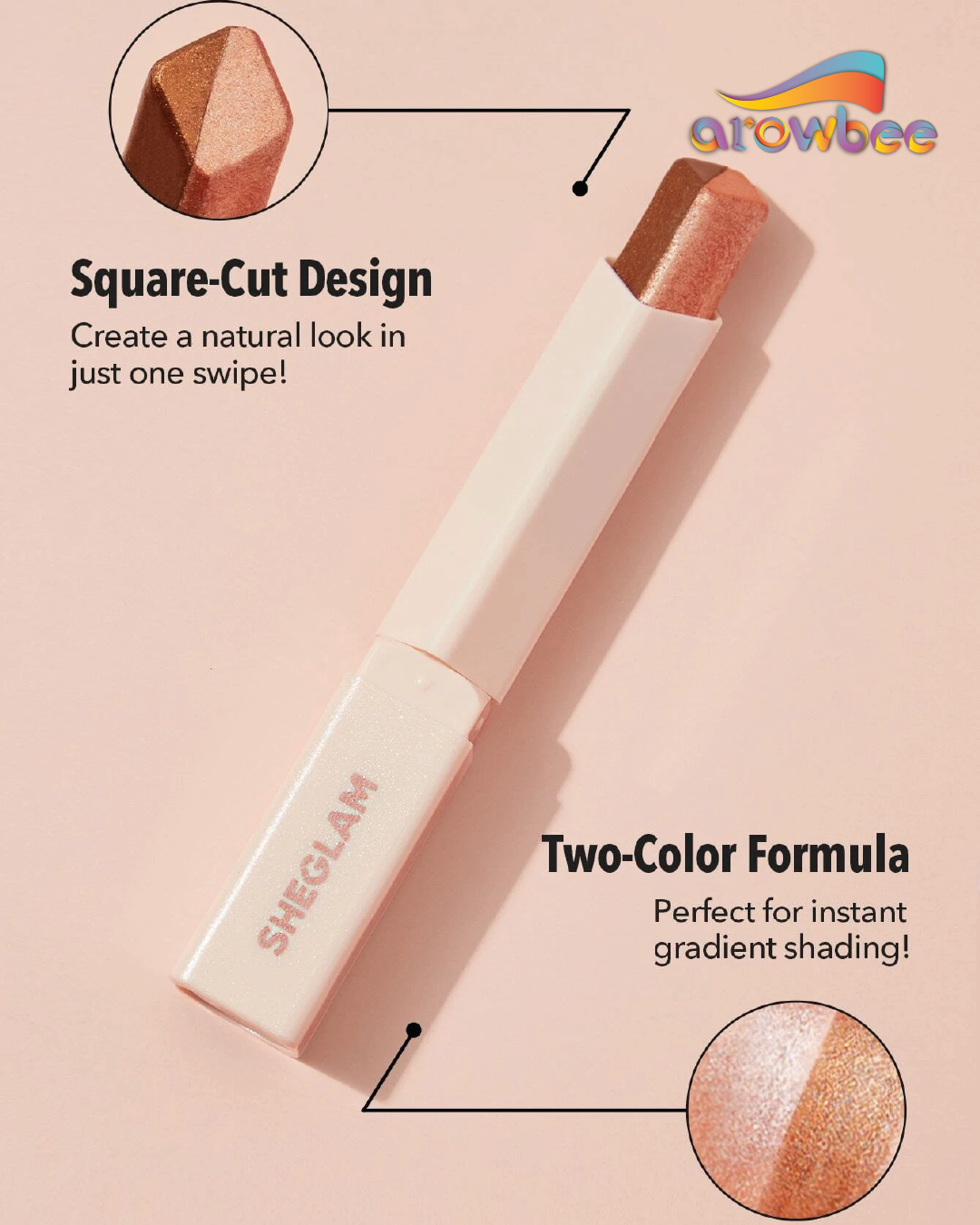 SHEGLAM Insta-Eyes Dual Tone Shadow Stick