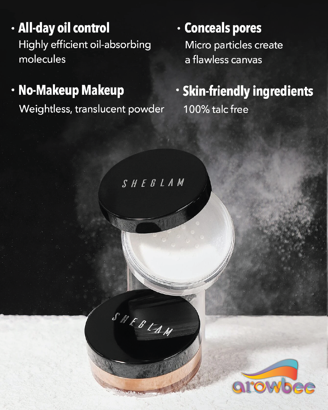 SHEGLAM Baked Glow Setting Powder