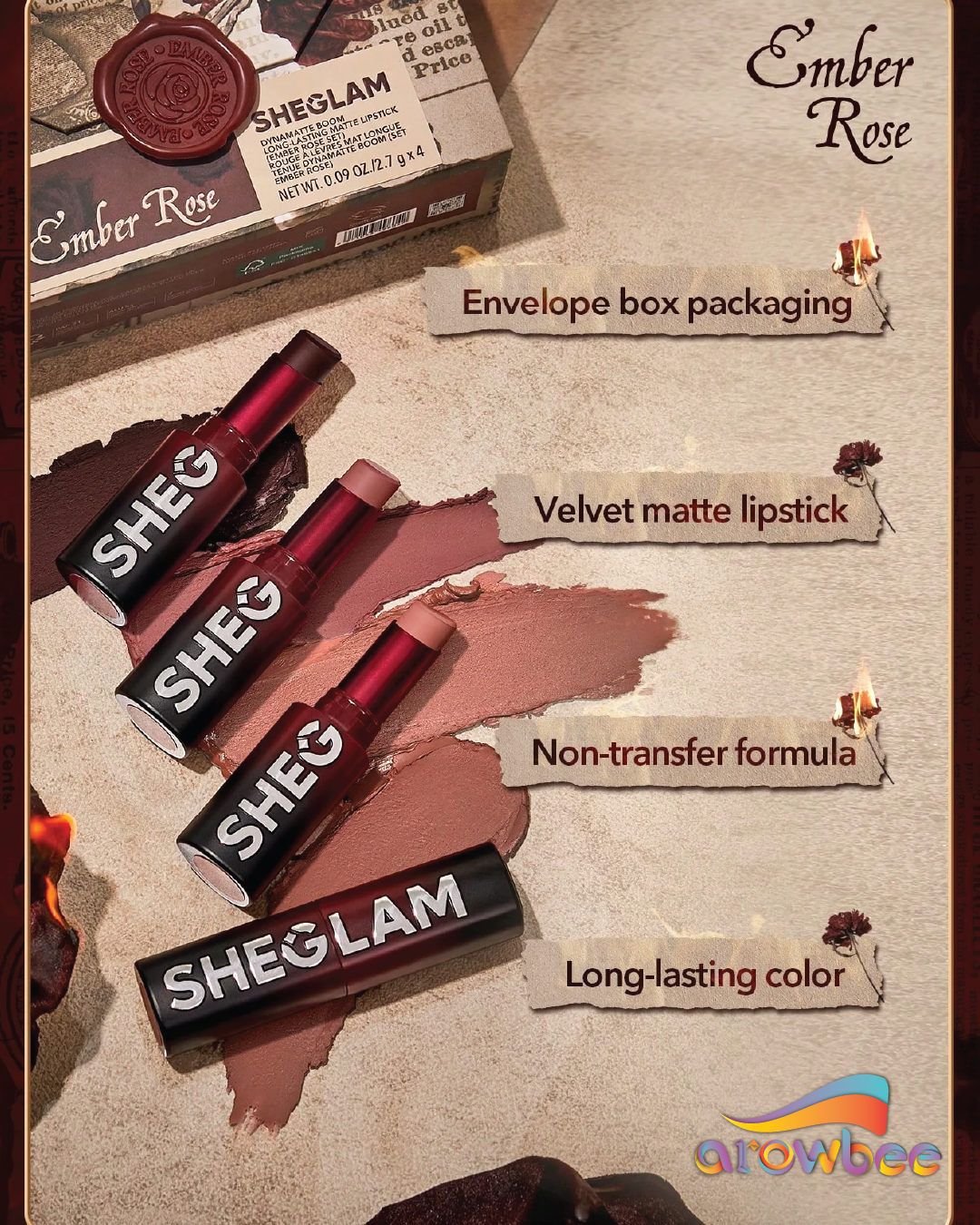 SHEGLAM Dynamatte Boom Long-Lasting Matte Lipstick Set