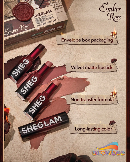 SHEGLAM Dynamatte Boom Long-Lasting Matte Lipstick Set