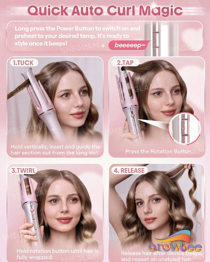 SHEGLAM HAIR Cupid's Charm One-Touch Instant Curler
