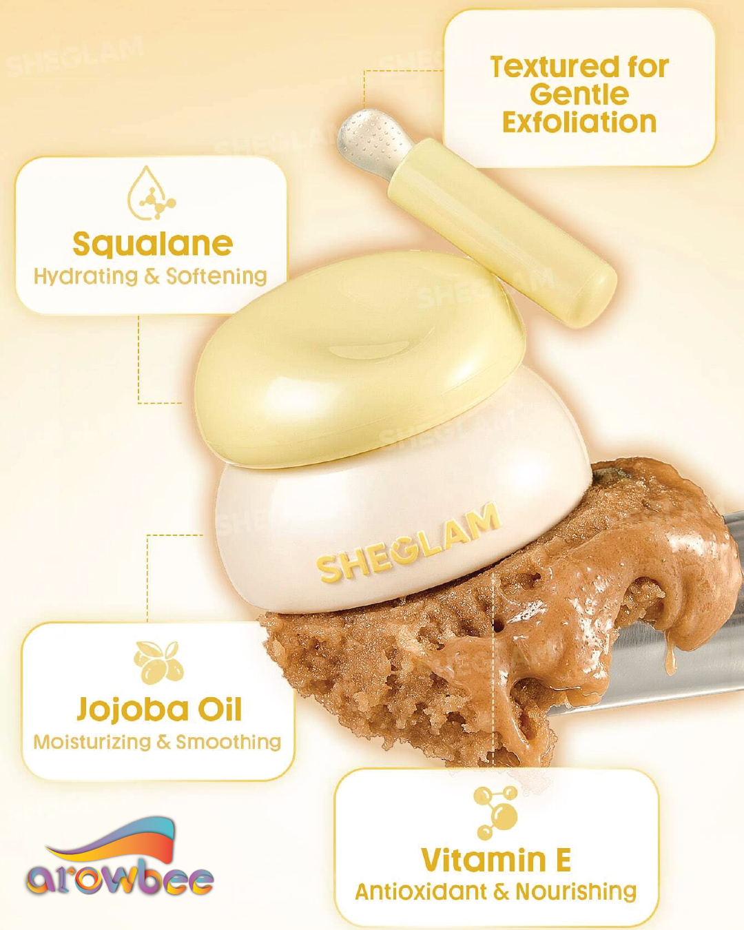 SHEGLAM Jelly Refresh Pocket Lip Scrub