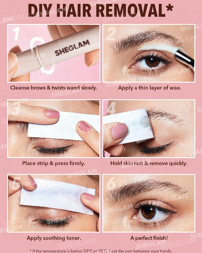 SHEGLAM Ez Control Hair Removal Pen & Sheglam Ez Control Soothing Toner Skin
