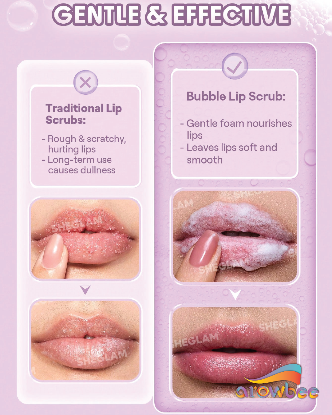 SHEGLAM Bubble Buff Lip Scrub
