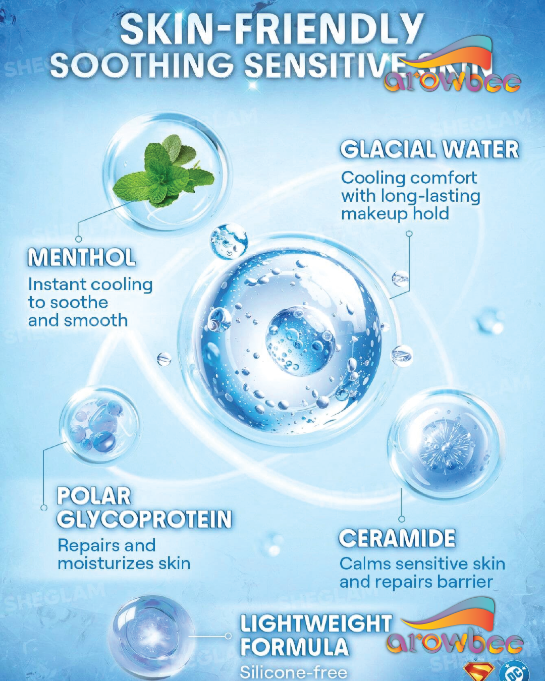 The Superman | SHEGLAM Good Grip Cool Soothing Primer