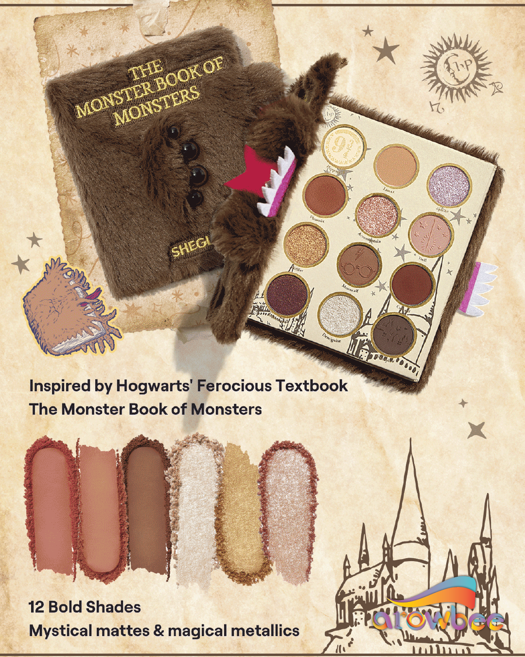 Harry Potter™ X SHEGLAM Monster Book Of Monsters Palette