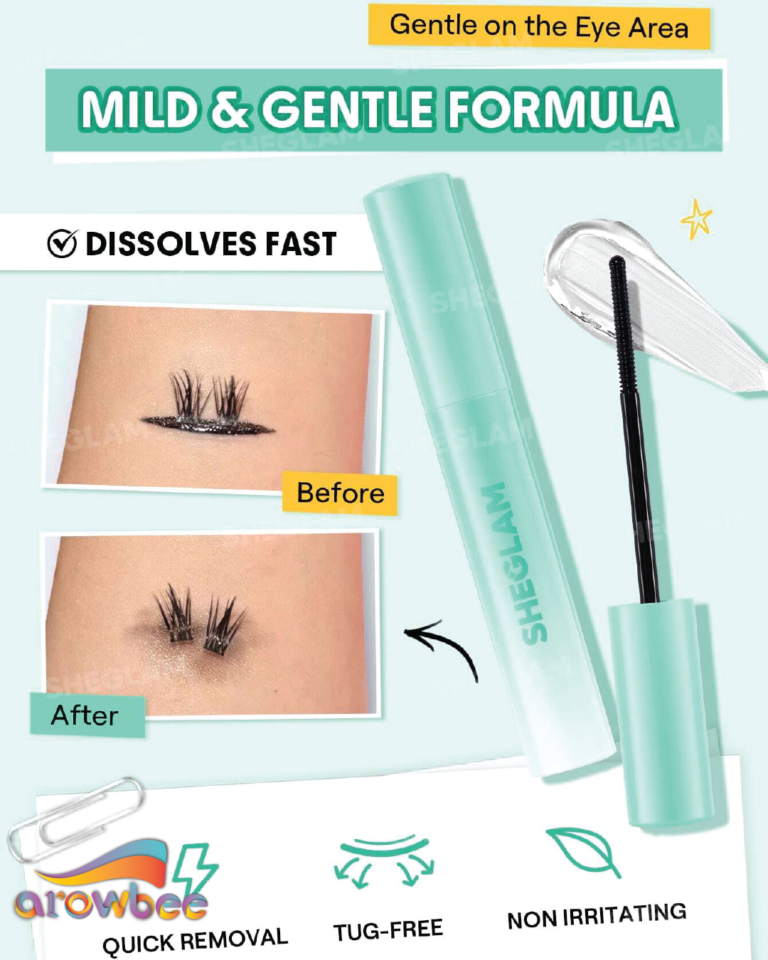 SHEGLAM Easy Off Falsie Remover