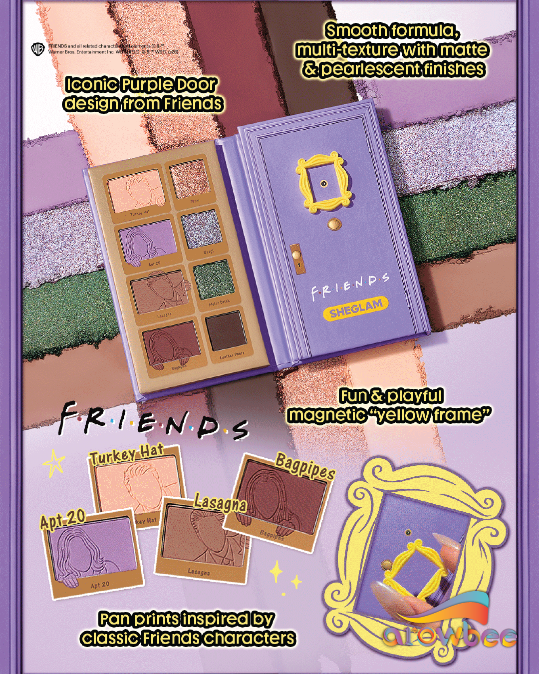 FRIENDS™ | SHEGLAM Purple Door Eyeshadow Palette