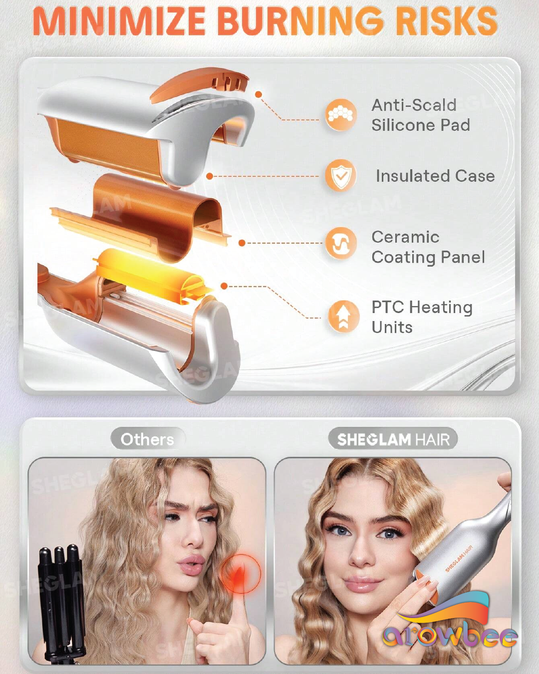 SHEGLAM HAIR Beach Babe Hair Waver