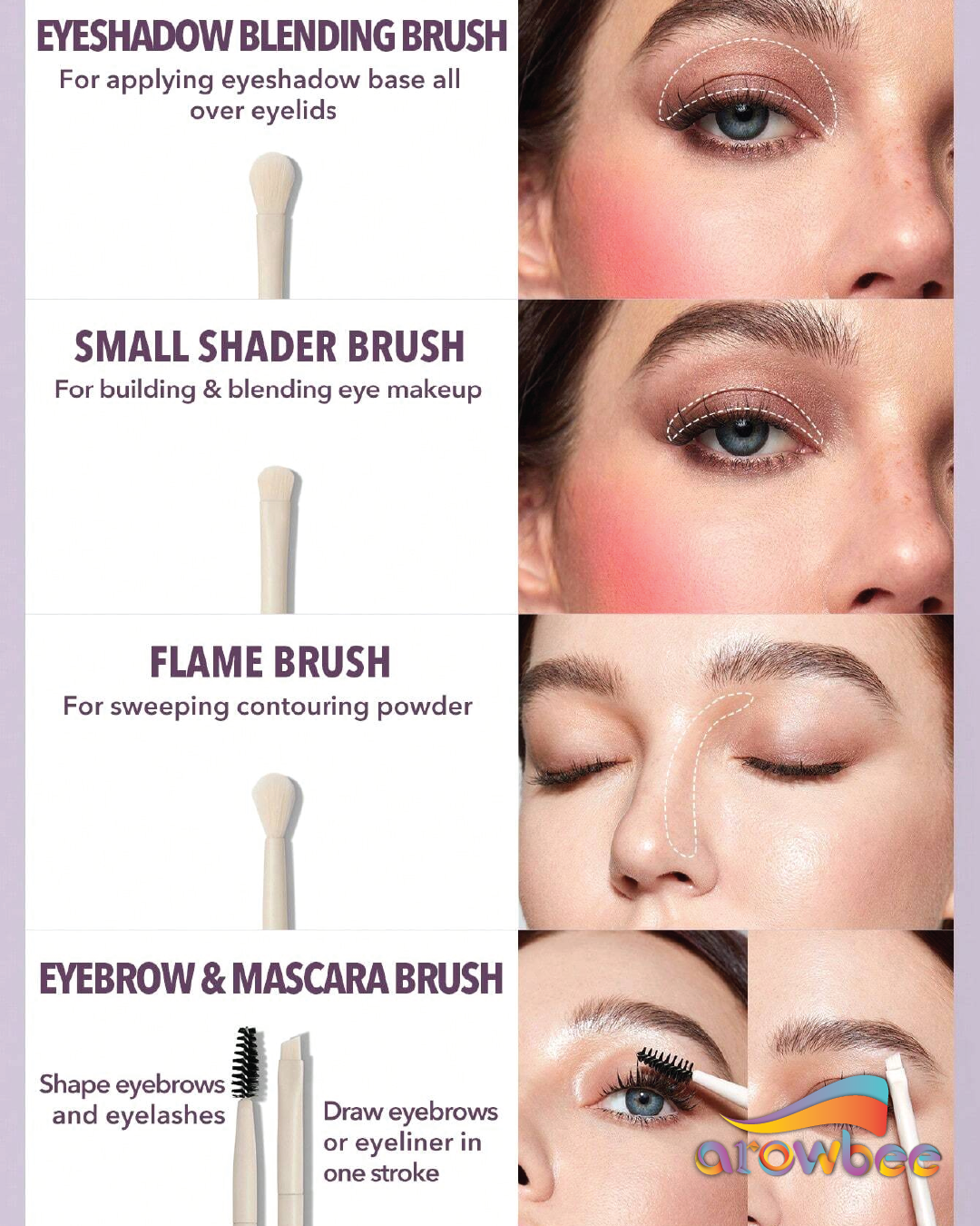 SHEGLAM Pro Core Brush Kit 8 Pcs
