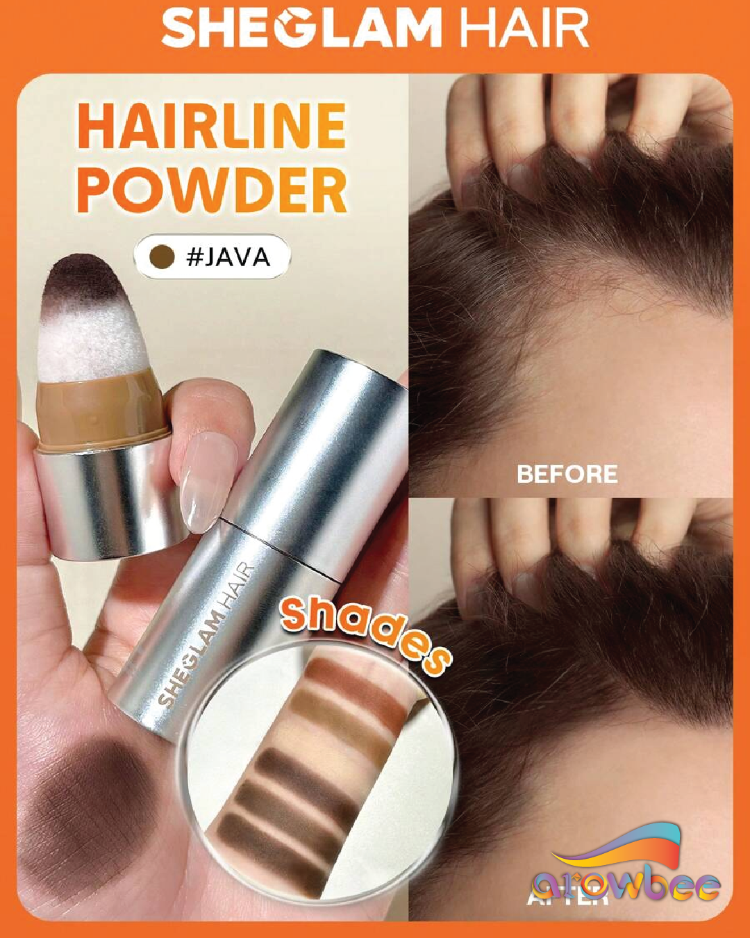 SHEGLAM HAIR Fix & Fill Hairline Powder