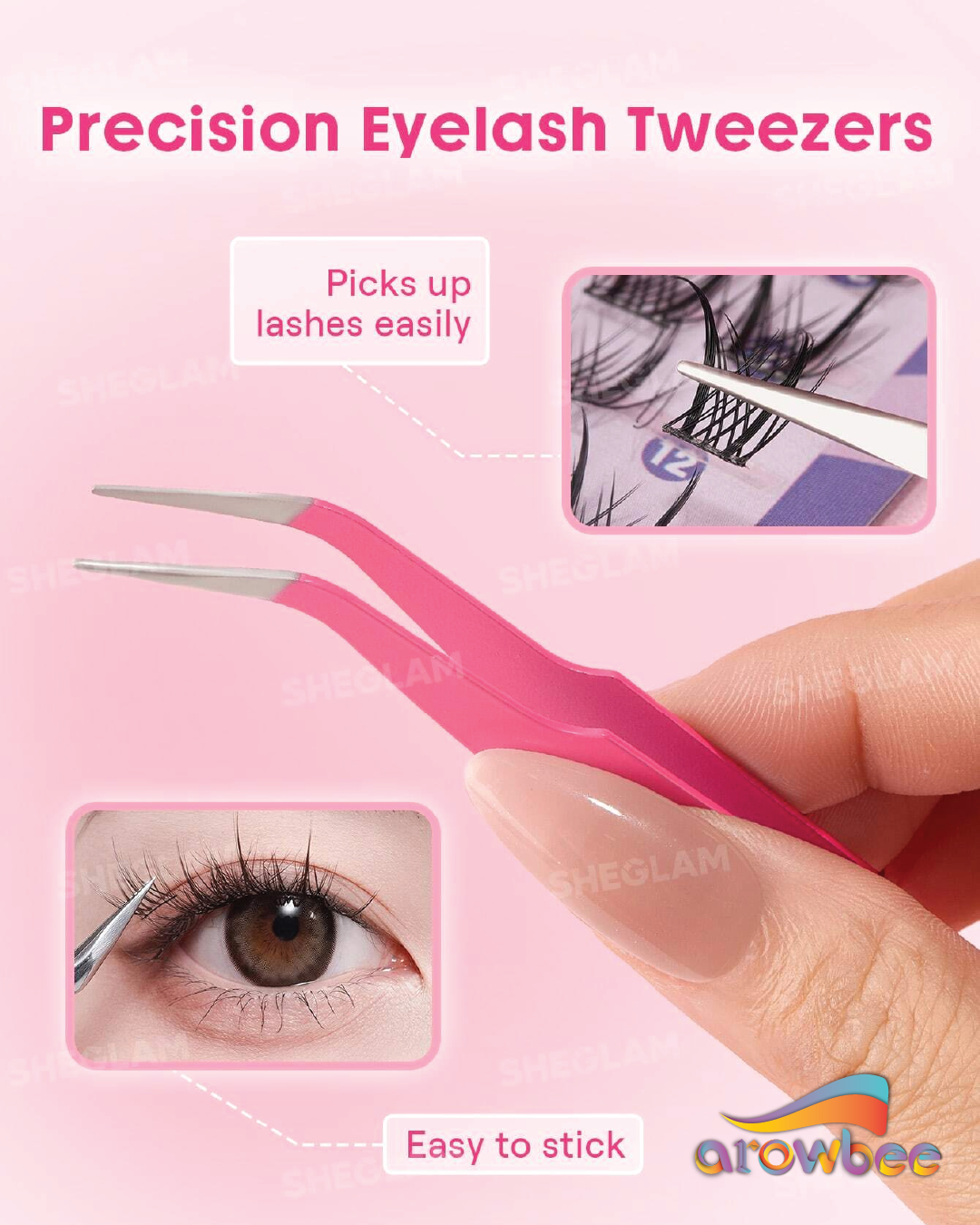 SHEGLAM Lash Essential Application Kit Brand Beauty Cosmetic Makeup For Women And Girls