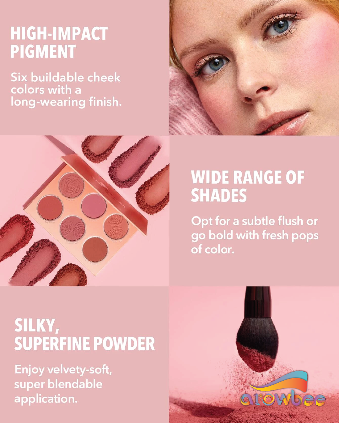 SHEGLAM Floral Flush Blush Palette