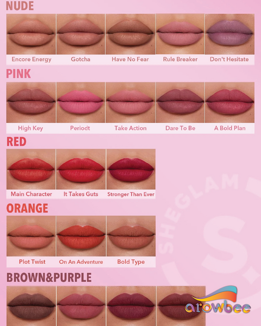 SHEGLAM Dynamatte Boom Long-Lasting Matte Lipstick