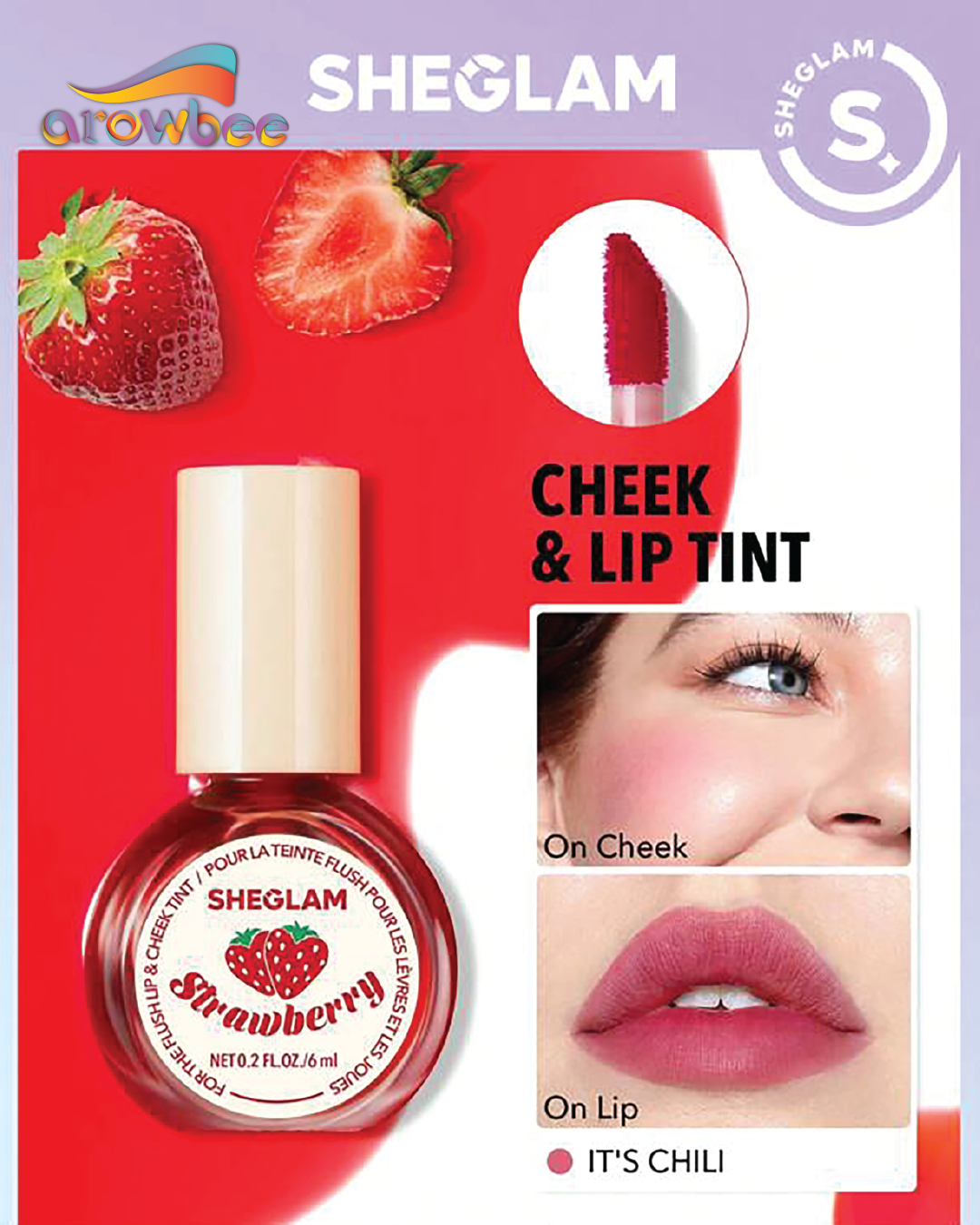 SHEGLAM For the Flush Lip & Cheek Tint