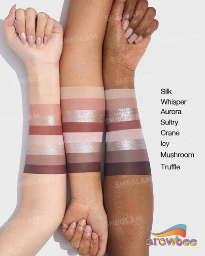 SHEGLAM Glazed Truffle, Please 8-Pan Palette