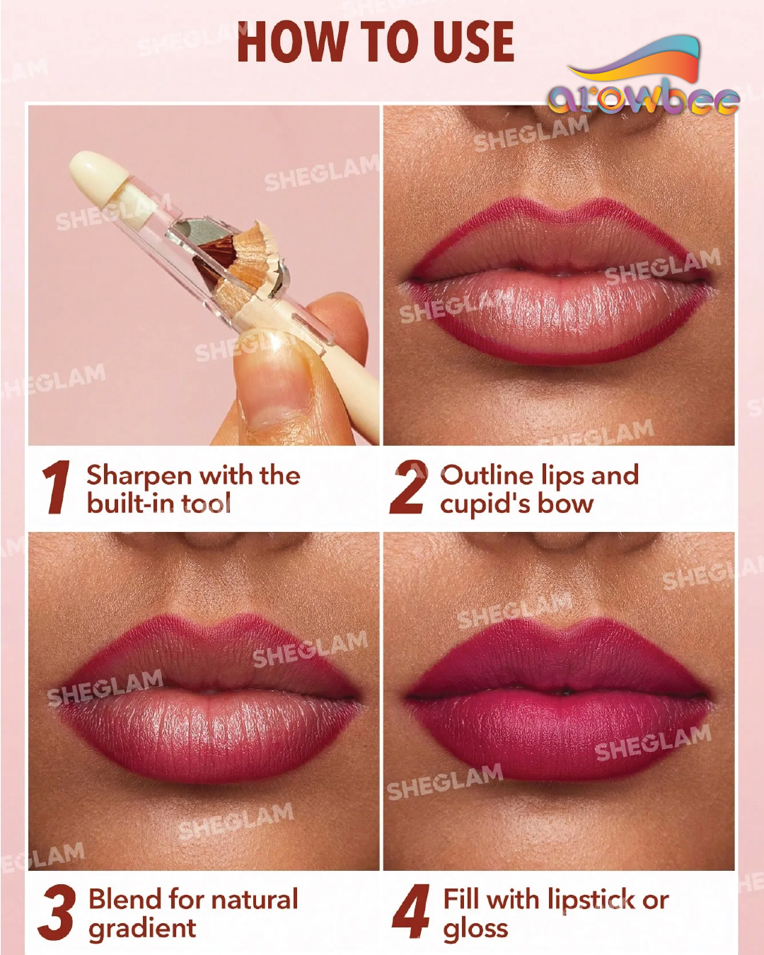 SHEGLAM Lip Facts Lip Liner