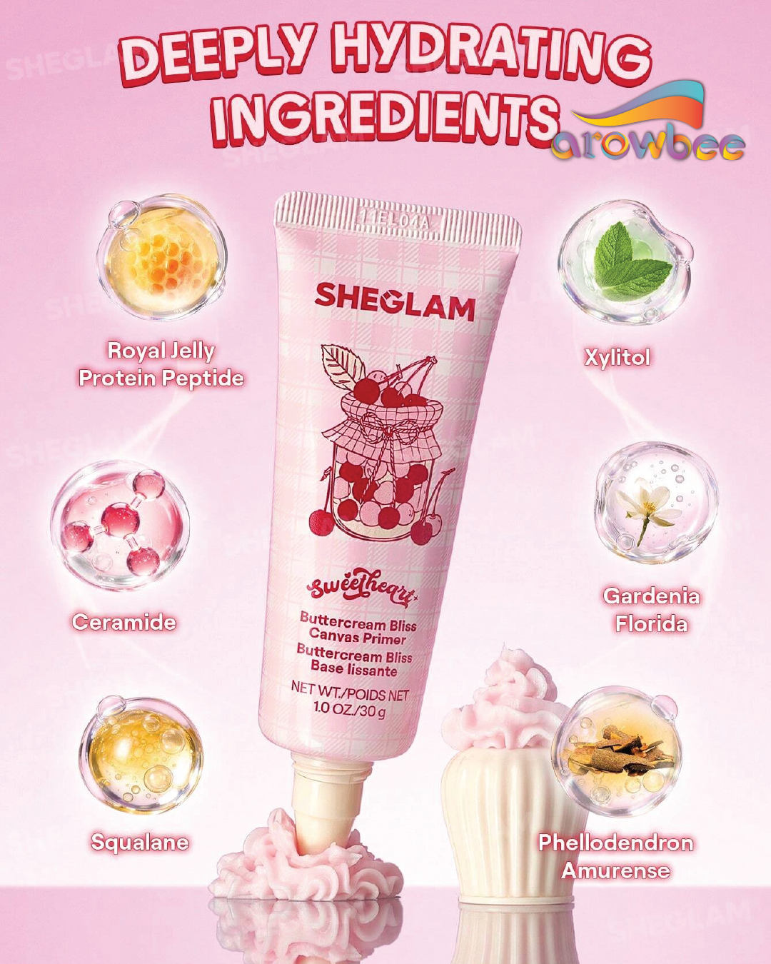 SHEGLAM Buttercream Bliss Canvas Primer