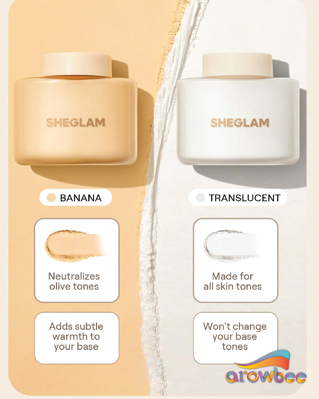 SHEGLAM Blur In A Bottle Loose Setting Powder