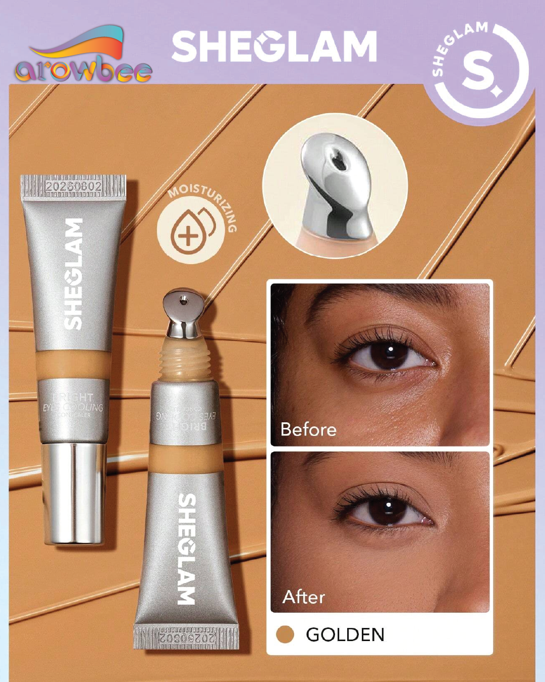 SHEGLAM Bright Eyes Cooling Concealer