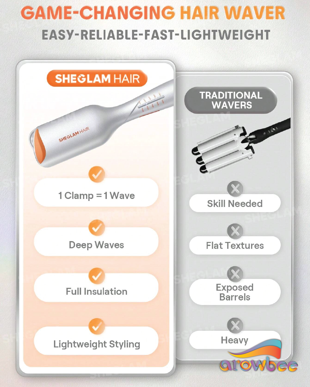 SHEGLAM HAIR Beach Babe Hair Waver