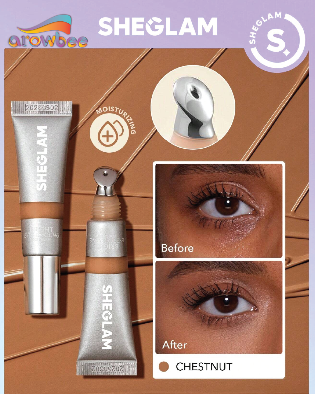 SHEGLAM Bright Eyes Cooling Concealer