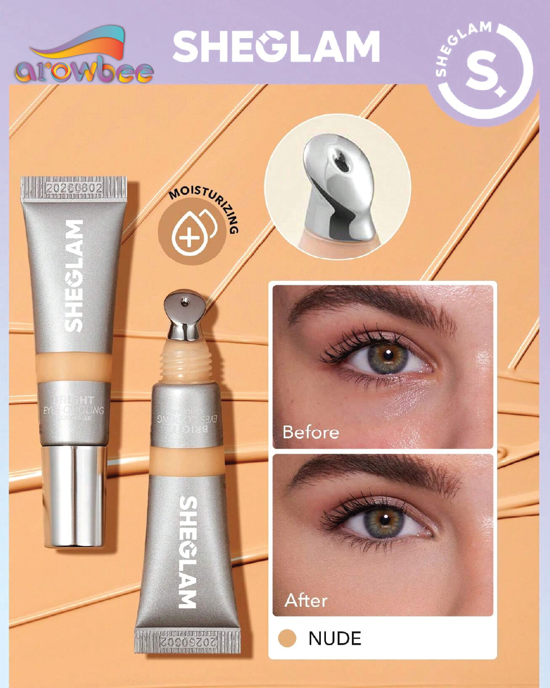 SHEGLAM Bright Eyes Cooling Concealer